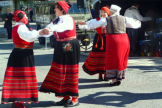 Stra�enfest in Kuressaare, dem gr��ten Ort der Insel Saaremaa.